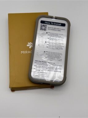 MIRACASE iPhone 17 Clear Protective Case – Gray – MagSafe Compatible